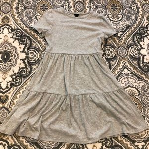 Art Class by Target short sleeved gray Girl’s Dress, size large 10/12
